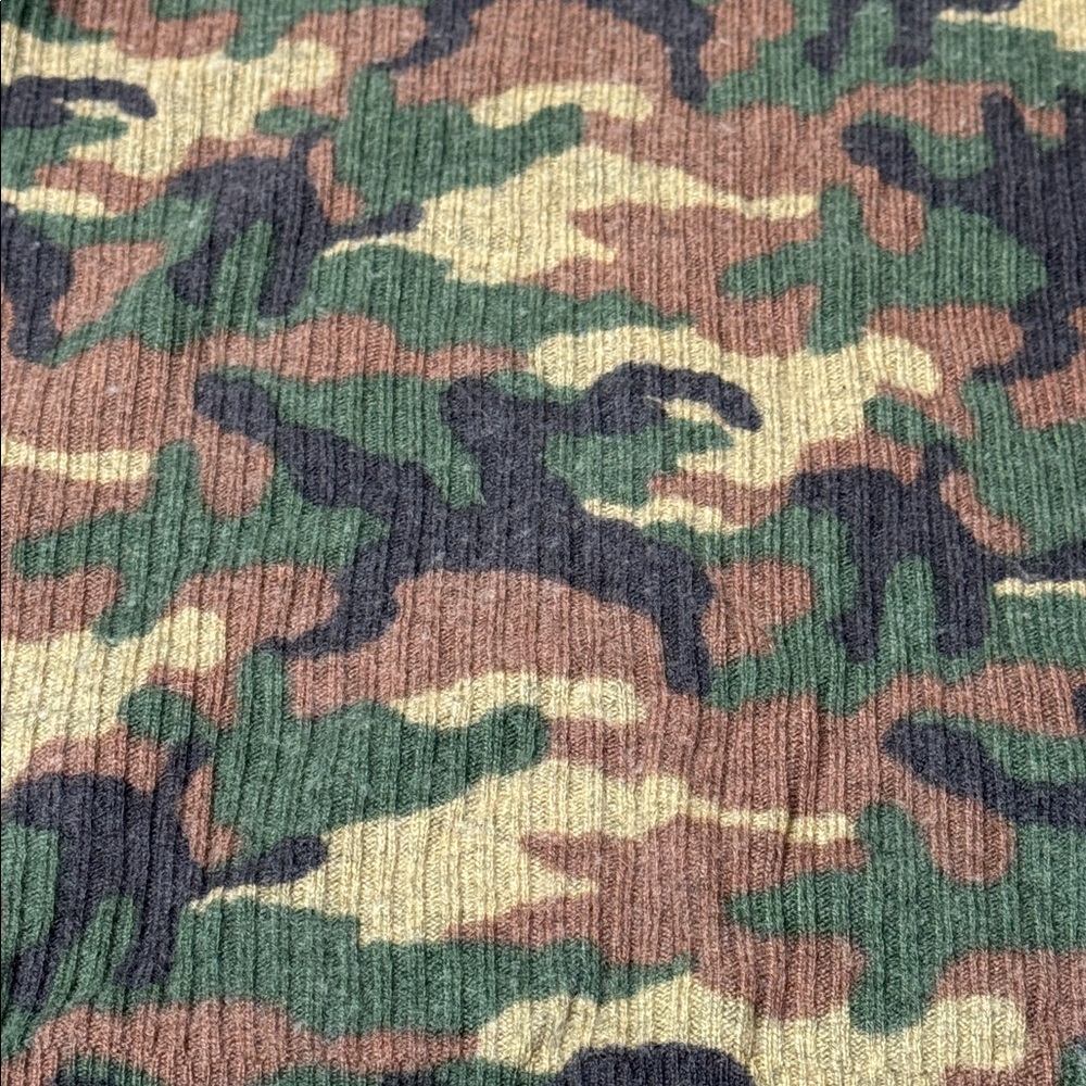 NSF Marta Camo Cashmere Wool Crewneck Sweater Small - Picture 4 of 13